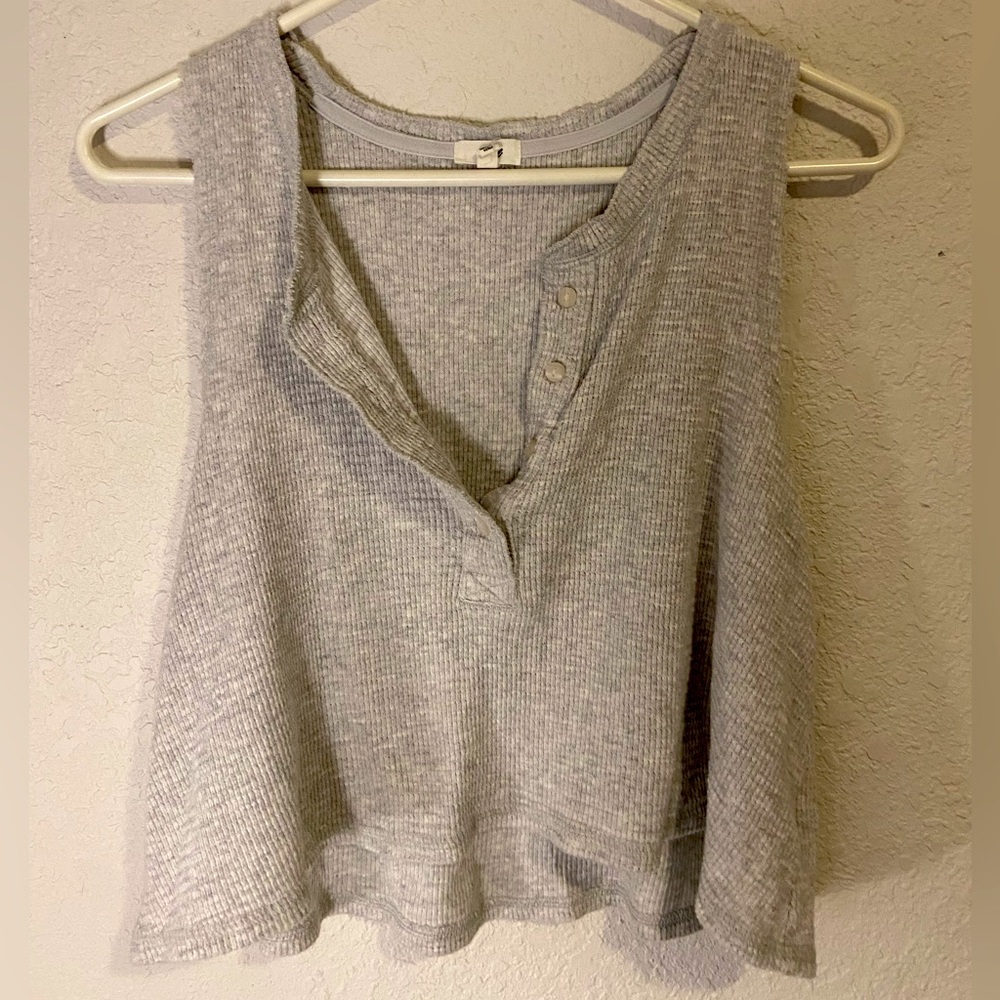 Aerie Grey Tank Top, Size Medium